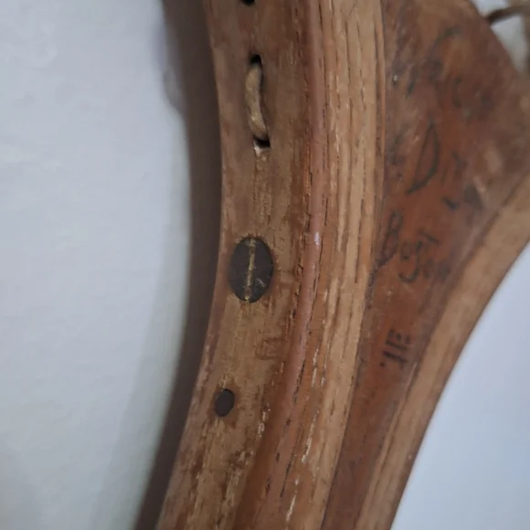 Ultra Rare! Antique Wright & Ditson "Longwood" Wood Tennis Racquet | Boston, MA - Picture 10 of 16